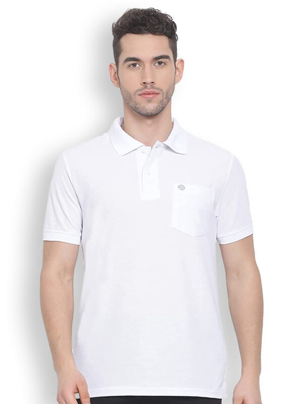 Lux Nitro Pure Cotton Regular Fit Half Sleeve Polo T-Shirt (With Pocket) for Men