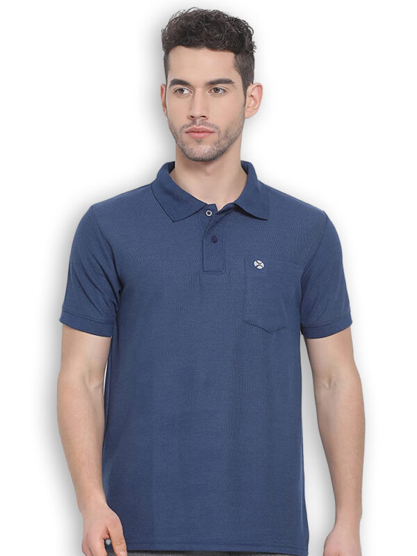 Lux Nitro Pure Cotton Regular Fit Half Sleeve Polo T-Shirt (With Pocket) for Men