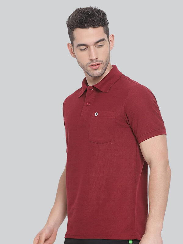 Lux Nitro Pure Cotton Regular Fit Half Sleeve Polo T-Shirt (With Pocket) for Men