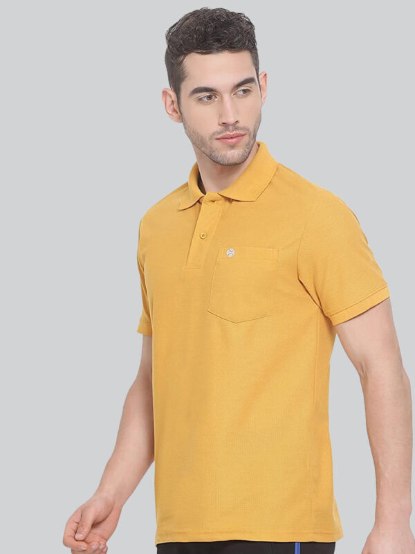 Lux Nitro Pure Cotton Regular Fit Half Sleeve Polo T-Shirt (With Pocket) for Men