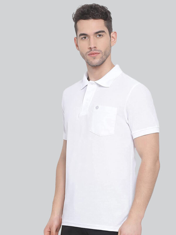 Lux Nitro Pure Cotton Regular Fit Half Sleeve Polo T-Shirt (With Pocket) for Men