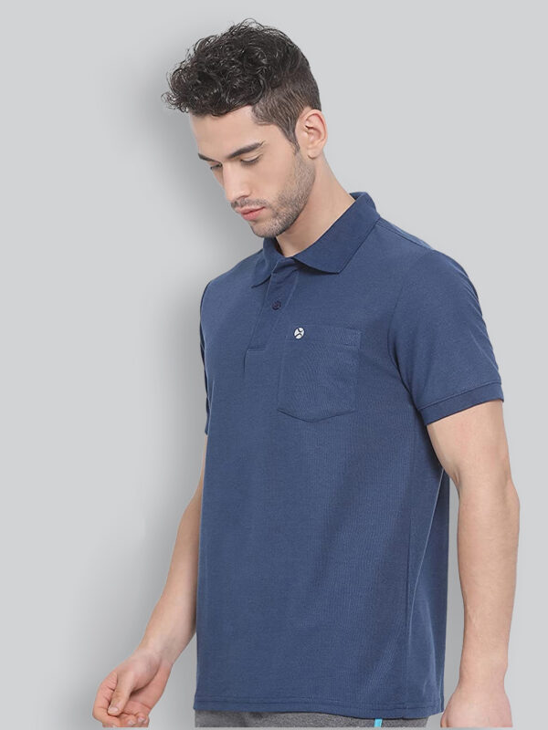 Lux Nitro Pure Cotton Regular Fit Half Sleeve Polo T-Shirt (With Pocket) for Men