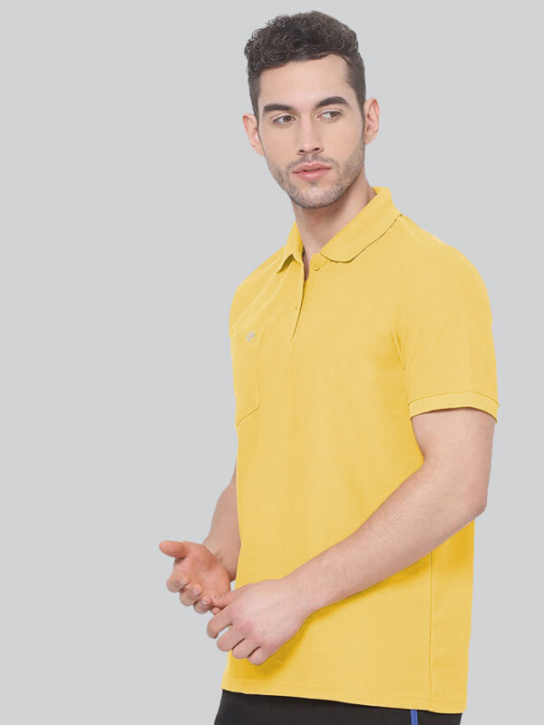 Lux Nitro Pure Cotton Regular Fit Half Sleeve Polo T-Shirt (With Pocket) for Men