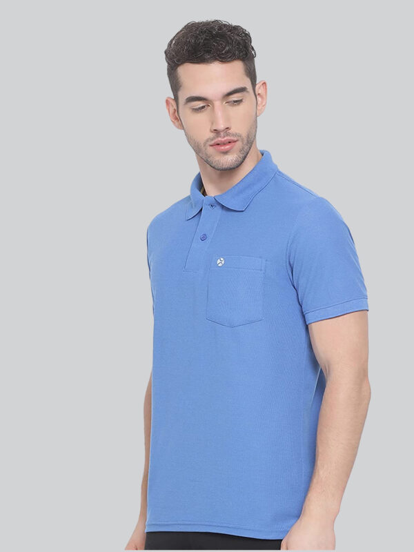 Lux Nitro Pure Cotton Regular Fit Half Sleeve Polo T-Shirt (With Pocket) for Men