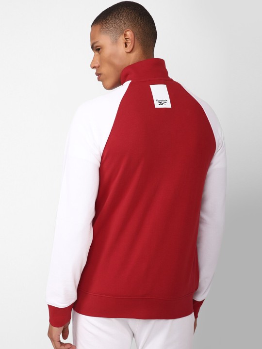 REEBOK MENS TRACKTOP, RED XS