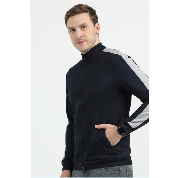 REEBOK JACKET REGULAR FIT, NAVY XS