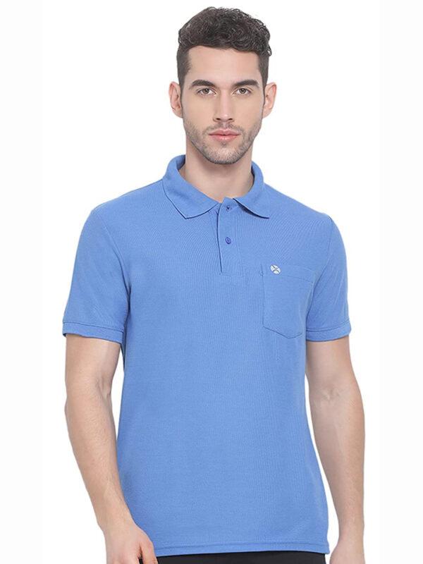 Lux Nitro Pure Cotton Regular Fit Half Sleeve Polo T-Shirt (With Pocket) for Men