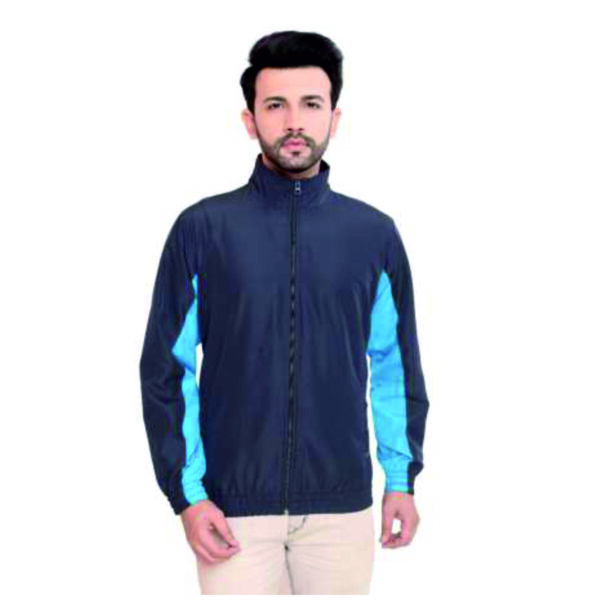 Monte Carlo Biker Jacket, Navy With Blue XL