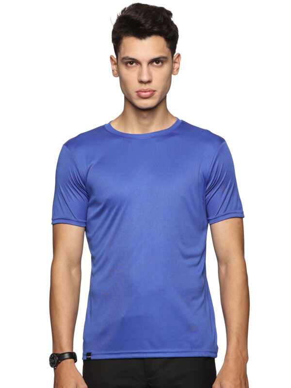 CROCODILE ROUND NECK T-SHIRTS " DRI FIT ROYAL BLUE 6XL