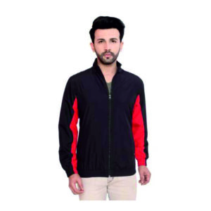 Monte Carlo Biker Jacket, Black With Red 2XL