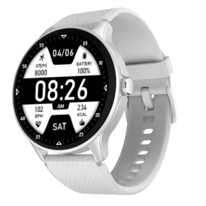 NOISE FIT CURVE SMART WATCHES, Silver Grey