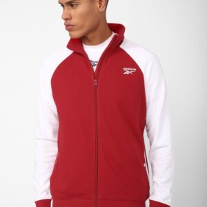 REEBOK MENS TRACKTOP, RED XS