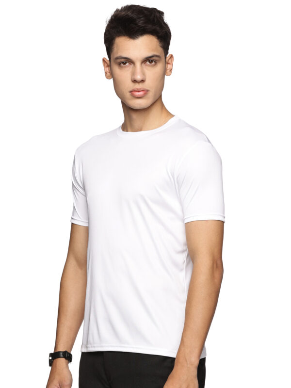 CROCODILE ROUND NECK T-SHIRTS DRI FIT WHITE S