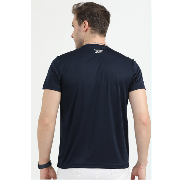 REEBOK POLYSTER T-SHIRT REGULAR FIT BLACK XS