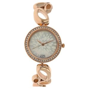 Titan Raga Garden of Eden Mother of Pearl Dial Analog Metal Strap watch for Women