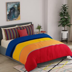 Rainbow Super King Size bedsheet BEIN-9045