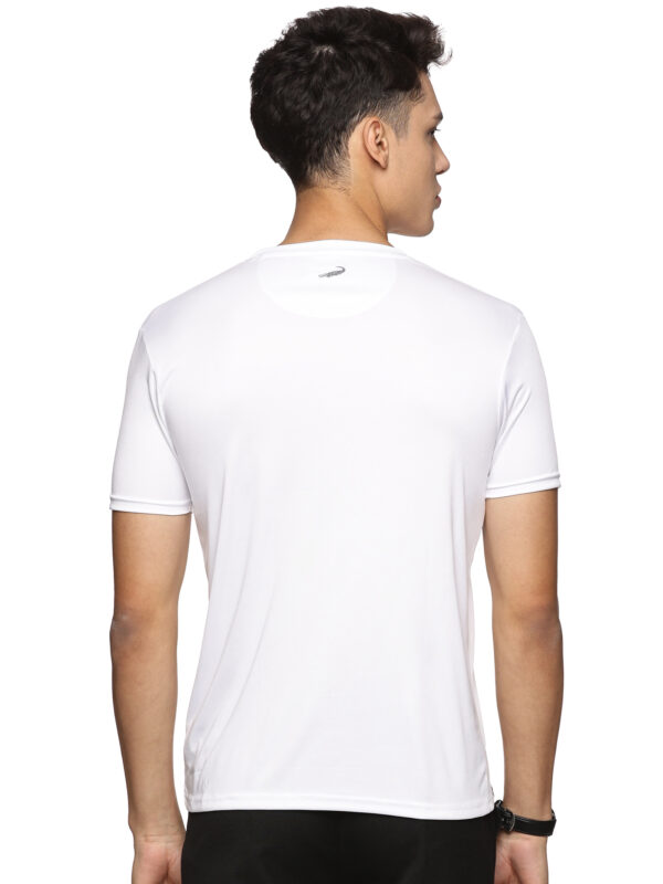 CROCODILE ROUND NECK T-SHIRTS DRI FIT WHITE S