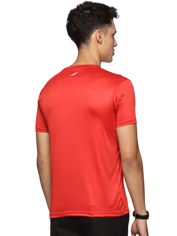 CROCODILE ROUND NECK T-SHIRTS DRI FIT RED 3XL