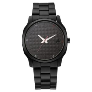 Fastrack Stunners Quartz Analog Black Dial Metal Strap Watch for Gents