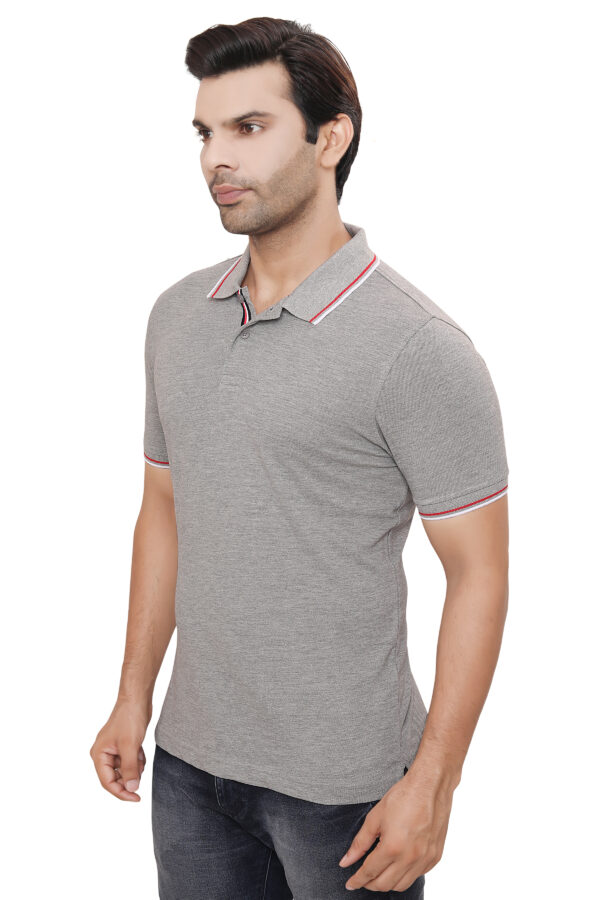 Arrow Polo Tipping Tshirt M Grey 3XL