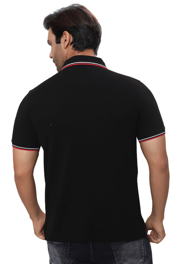 Arrow Polo Tipping Tshirt Black 3XL