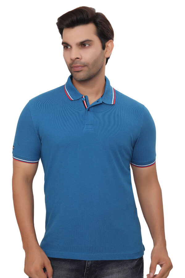 Arrow Polo Tipping Tshirt -Royal Blue 3XL