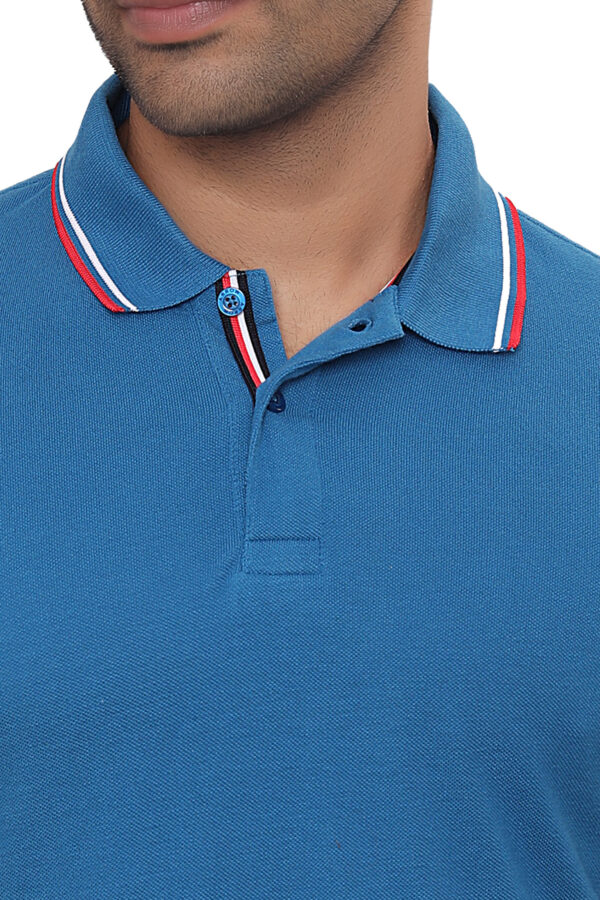 Arrow Polo Tipping Tshirt -Royal Blue 3XL