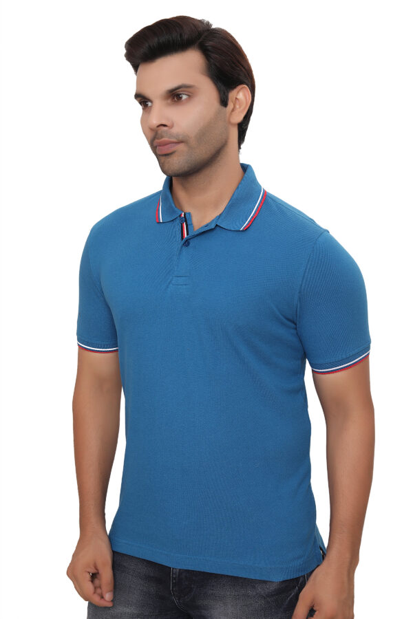 Arrow Polo Tipping Tshirt -Royal Blue 3XL