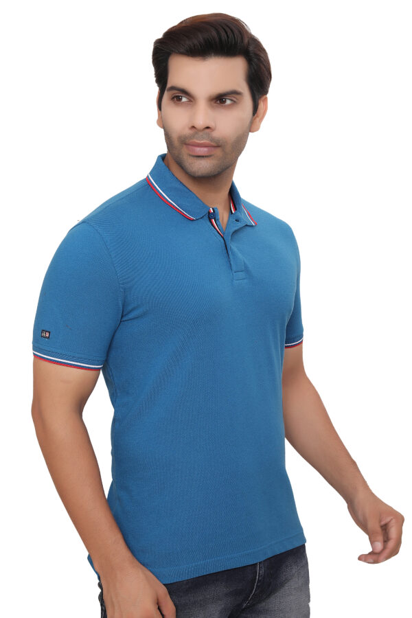 Arrow Polo Tipping Tshirt -Royal Blue 3XL