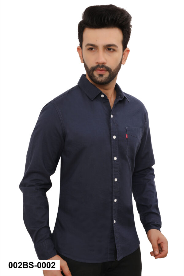 Levis 100% BCI Cotton Oxford Shirt, Navy Blue 3XL