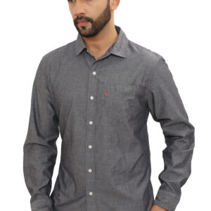 Levis 100% BCI Cotton Chambray Shirt, Light Gray 3XL