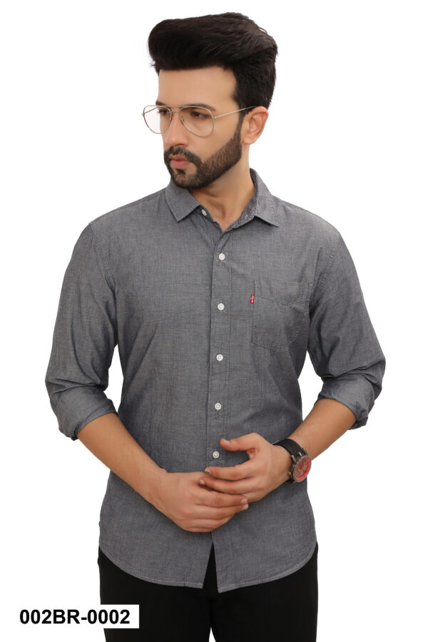 Levis 100% BCI Cotton Chambray Shirt, Light Gray 3XL