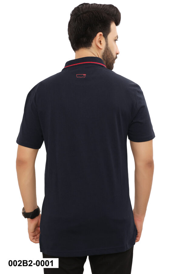 Levis 100% BCI Cotton T-shirt, Navy Blue Red Tippin 3XL