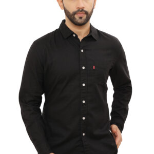 Levis 100% BCI Cotton Oxford Shirt, Black 3XL