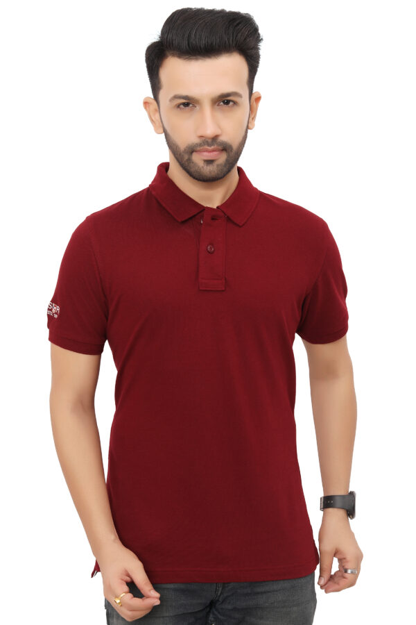 Polo Tshirt, Dark Wine