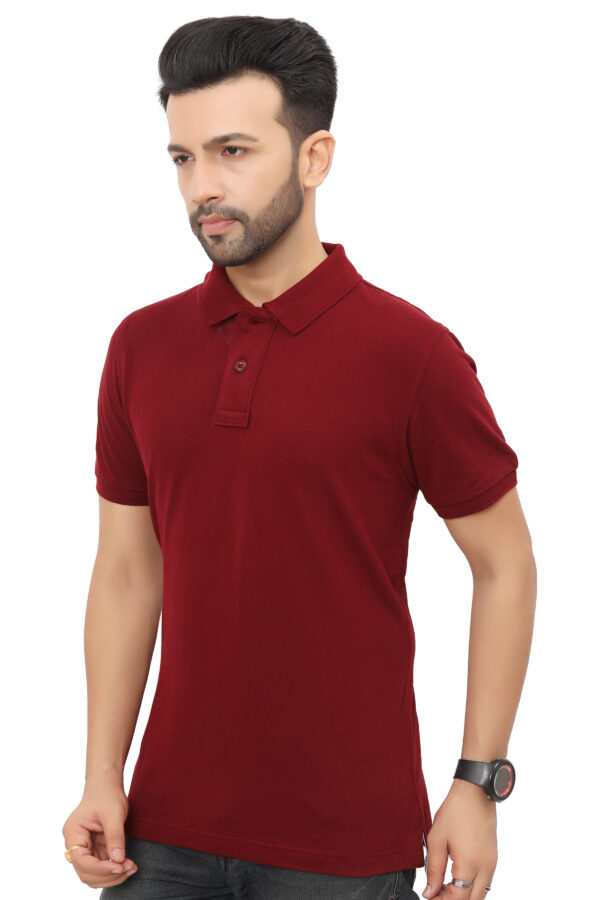 Polo Tshirt, Dark Wine