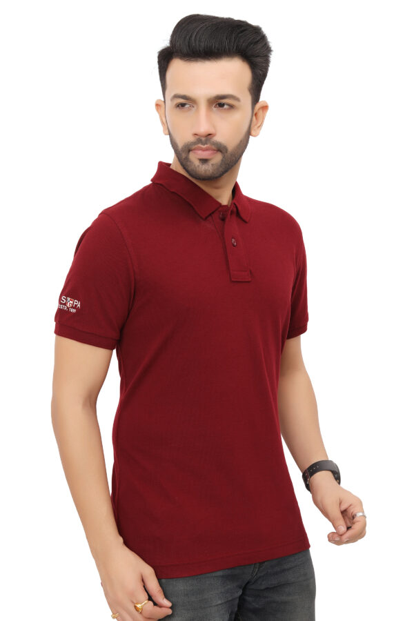 Polo Tshirt, Dark Wine