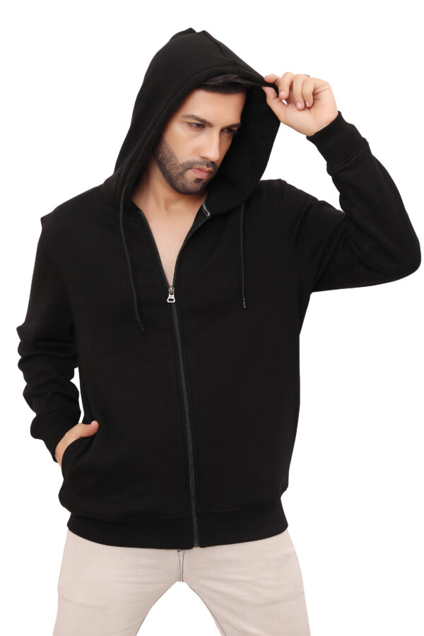 Monte Carlo Fleece Winter Hoody, Black XL