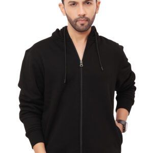 Monte Carlo Fleece Winter Hoody, Black 2XL