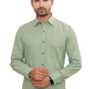 Premium cotton Shirt, Light Green