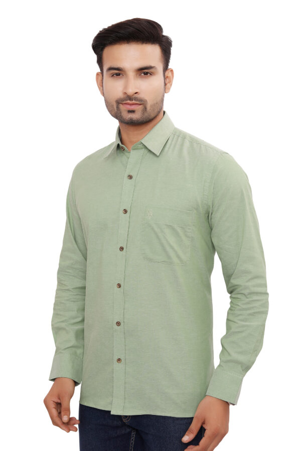 Premium cotton Shirt, Light Green