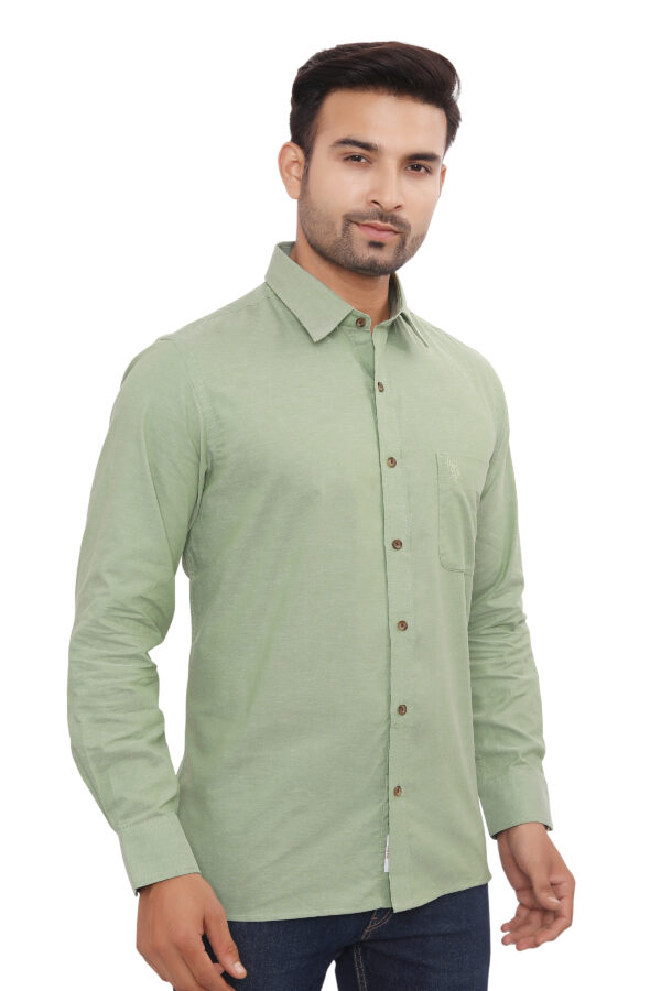 Premium cotton Shirt, Light Green