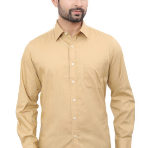 Arrow Easy Care Oxford Shirt Men Light Brown 2XL