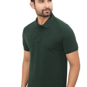 Polo Tshirt, Bottle Green