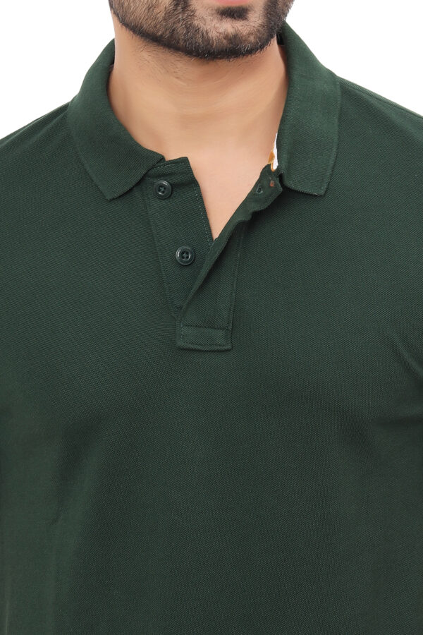 Polo Tshirt, Bottle Green