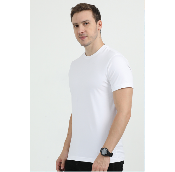 REEBOK POLO COTTON T-SHIRT REGULAR FIT, WHITE S