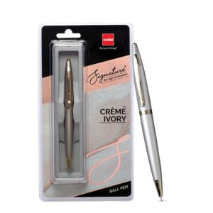 Signature Creme Ivory Premium Metal Finish Ball Pen