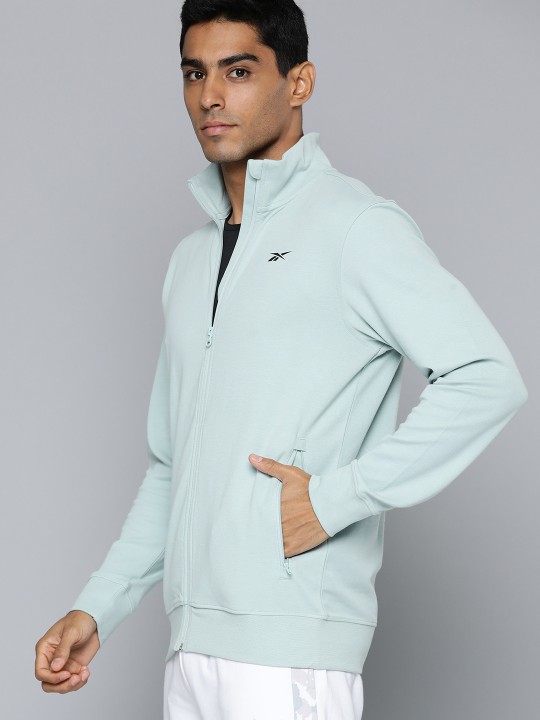 REEBOK MENS TRACK TOP, GREY