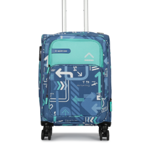 Uppercase JFK Eco Soft Trolley Bag Denim Blue Medium