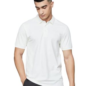 Skechers Polo T- Shirt Poly Cotton White, Size M